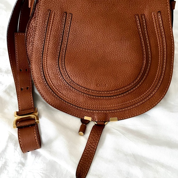 Chloe Marcie Medium Leather Crossbody - Picture 3 of 15